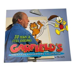 Garfield 20th Anniversary Collection Paperback Book Jim Davis 20 Years VTG 1998